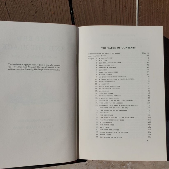 The Red and the Black by Marie-Henri Beyle (Stendhal) | Heritage Press 1954 Book - Picture 4 of 16